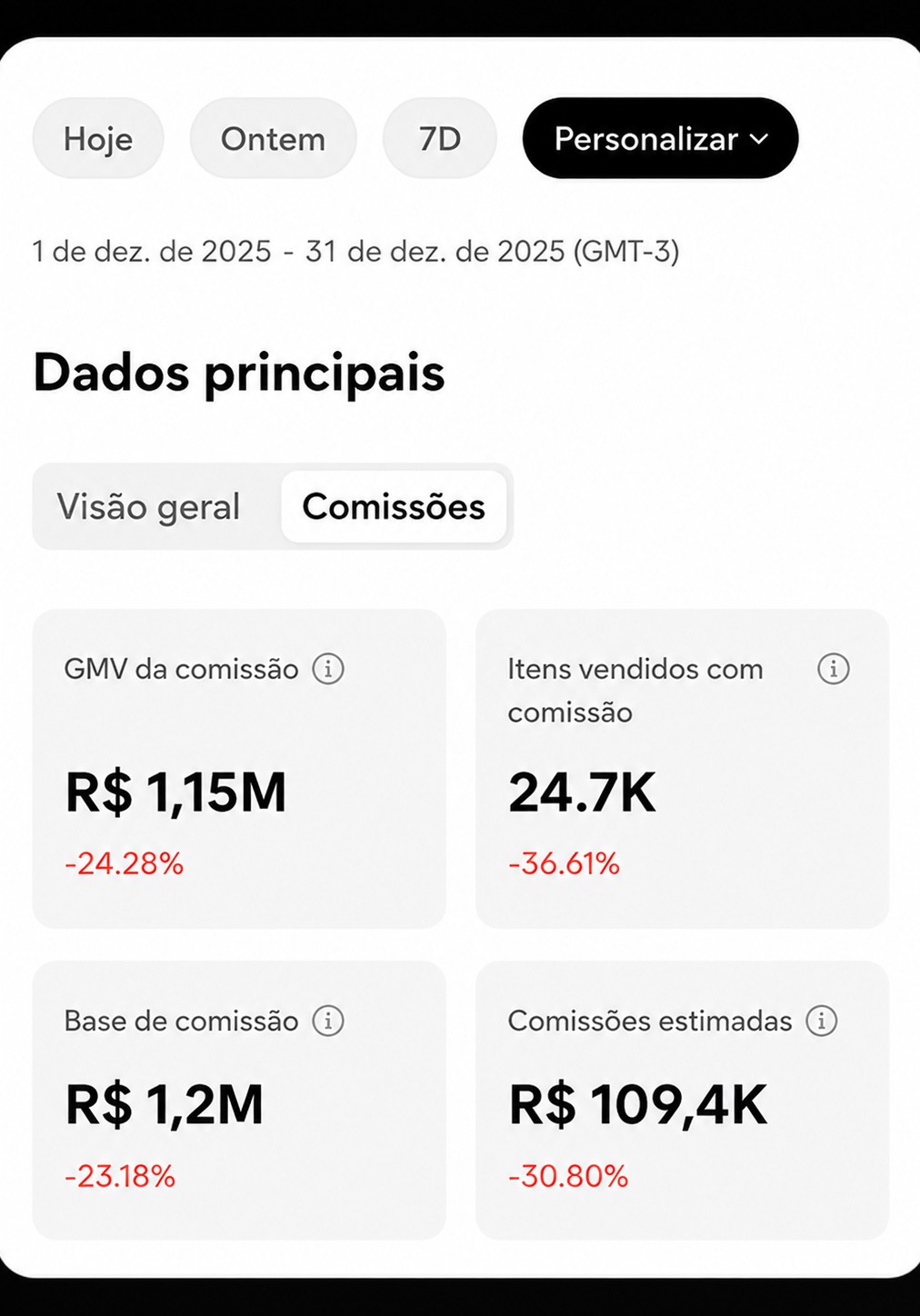 Print de resultado